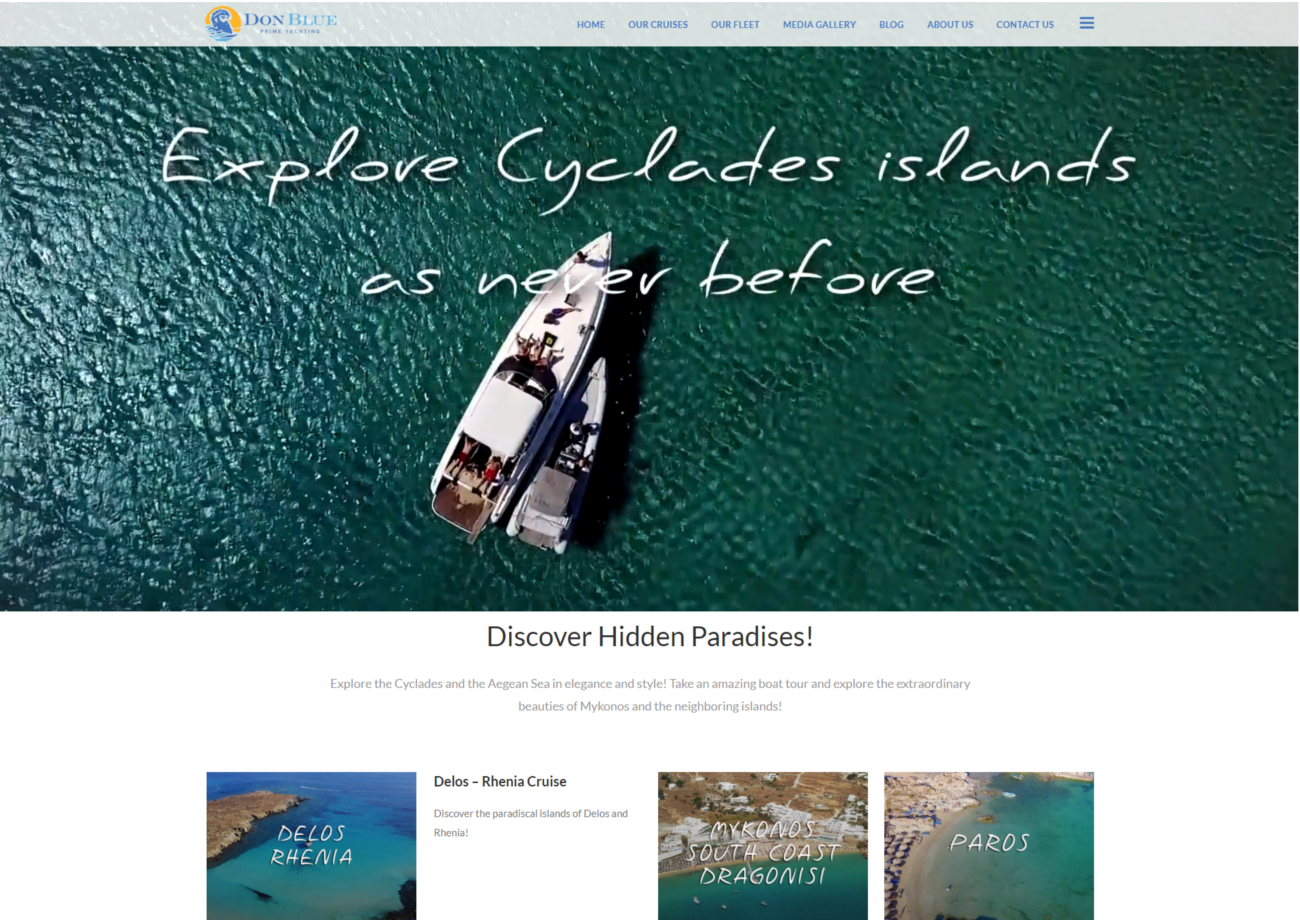 Don Blue Prime Yachting - Glocal Digital Marketing Services